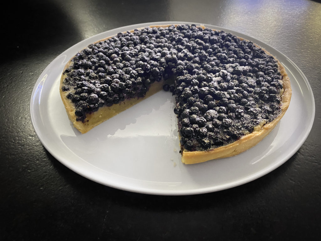 Tarte Myrtille Pâte Feuilletée Poudre Amande Tarte aux myrtilles crème d’amandes – Quelques gouttes de plus